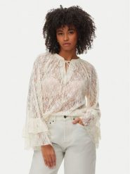 Vero Moda Bluzka Loulou 10345400 Biały Loose Fit. Białe bluzki damskie Vero Moda, l, bez wzorów, z syntetyku, bez kołnierzyka, bez ramiączek. Za 179.99 zł.