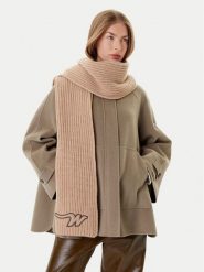 Weekend Max Mara Szalik Bardies 2525746035 Brązowy. Brązowe szaliki damskie Weekend Max Mara, bez wzorów, z materiału. Za 619.99 zł.