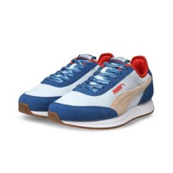Sneakersy unisex R78 Lightwind Retro Run PUMA. Brązowe obuwie sportowe casual damskie Puma, bez zapięcia. W wyprzedaży za 169.00 zł.