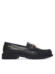 LOVE MOSCHINO Mokasyny JA10063G1PIA0000 Czarny. Czarne mokasyny damskie Love Moschino, ze skóry, bez obcasa. Za 1,139.00 zł.