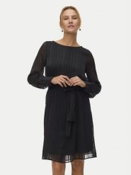 Vero Moda Sukienka koktajlowa Gedna 10335586 Czarny Regular Fit. Czarne sukienki damskie Vero Moda, bez wzorów, z syntetyku, wizytowe, bez ramiączek. Za 199.99 zł.