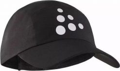 Czapka Pro Run Craft. Czarne czapki damskie Craft, na lato, bez wzorów, z materiału. Za 127.20 zł.