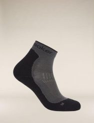 ICEBREAKER Skarpety damskie W Merino Hike+ Light Mini obsidian/black-S. Czarne skarpetki damskie Icebreaker, bez wzorów, z lycry. Za 120.25 zł.