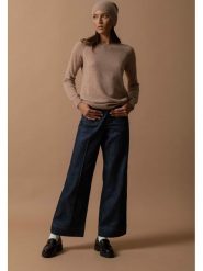 Perfect Cashmere Kaszmirowy sweter w kolorze beżowym rozmiar: L. Brązowe swetry klasyczne damskie Perfect Cashmere, l, z kaszmiru, bez kołnierzyka. Za 347.99 zł.