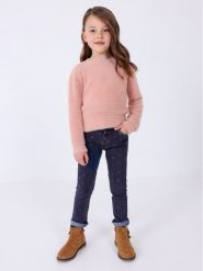 Mayoral Jeansy 4.504 Niebieski Regular Fit. Niebieskie jeansy dziewczęce Mayoral, bez wzorów, z bawełny. Za 139.99 zł.
