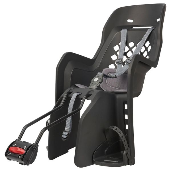 Fotelik Rowerowy Na Tylną Mała Rama/29er JOY. Szare foteliki rowerowe POLISPORT. Za 225.99 zł.