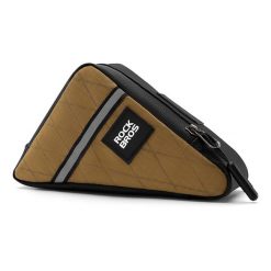 Torba trójkątna Rockbros na ramę rowerową. Czarne torebki klasyczne damskie ROCKBROS, bez dodatków. Za 49.99 zł.