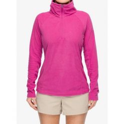 Bluza z zamkiem damska Columbia Glacial IV 1/2 Zip. Czerwone bluzy damskie Columbia, bez wzorów, bez kaptura. Za 162.69 zł.