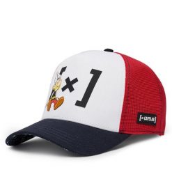 Czapka z daszkiem Capslab. Białe czapki z daszkiem damskie CapsLab, bez wzorów. Za 169.99 zł.