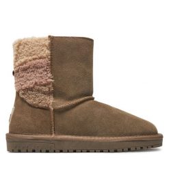Śniegowce Pepe Jeans. Brązowe śniegowce damskie Pepe Jeans, z jeansu. Za 349.99 zł.
