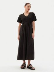 Weekend Max Mara Sukienka codzienna Brozno 2515621082 Czarny Relaxed Fit. Czarne sukienki damskie Weekend Max Mara, bez wzorów, z bawełny, bez ramiączek. Za 1,219.00 zł.
