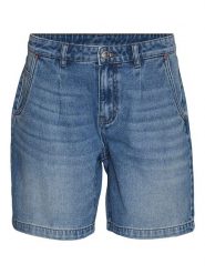 Vero Moda Szorty dżinsowe "Evelyn" w kolorze niebieskim rozmiar: XS. Niebieskie szorty damskie Vero Moda, bez wzorów. Za 65.85 zł.