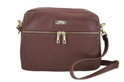 Listonoszka skórzana BARBERINI'S 979-6 brązowa. Brązowe shopper bag Barberinis, bez wzorów, ze skóry, duże, bez dodatków. Za 229.99 zł.