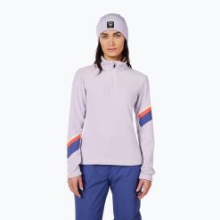 Bluza damska Rossignol Strawpile Fleece Hz. Fioletowe bluzy damskie Rossignol, na zimę, bez wzorów, bez kaptura. Za 279.99 zł.