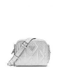 Guess Torebka Aldina HWGY96 63140 Srebrny. Szare listonoszki damskie Guess, z aplikacjami, ze skóry, bez dodatków. Za 309.99 zł.