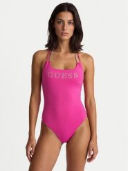 Guess Strój kąpielowy E5GJ53 MC040 Różowy. Czerwone stroje jednoczęściowe Guess, z aplikacjami, z syntetyku. Za 463.99 zł.