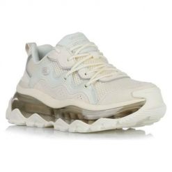 Buty do chodzenia damskie Skechers Uno Chaos. Brązowe obuwie sportowe damskie Skechers, z materiału, bez zapięcia, trekkingowe. Za 666.00 zł.