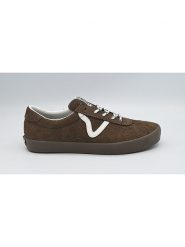 Vans Skórzane sneakersy w kolorze khaki rozmiar: 44. Brązowe obuwie sportowe damskie Vans, bez zapięcia. Za 215.45 zł.