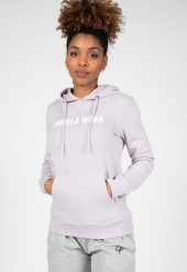 Charlotte Bluza z kapturem ilac. Fioletowe bluzy damskie GORILLA WEAR, xs, bez wzorów, z bawełny, z kapturem. Za 305.00 zł.