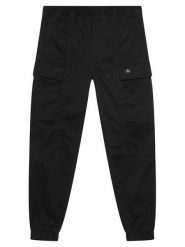 Calvin Klein Jeans Jeansy IB0IB02603 Czarny Regular Fit. Czarne jeansy chłopięce Calvin Klein Jeans, z bawełny. Za 349.99 zł.