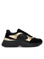 Liu Jo Sneakersy LJ01 BF5017 PX031 Czarny. Czarne obuwie sportowe damskie Liu Jo, ze skóry, bez zapięcia. Za 719.99 zł.