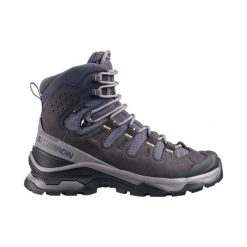 Obuwie Wędrówki z plecakiem Kobiety QUEST 5 GORE TEX. Fioletowe obuwie trekkingowe damskie Salomon, z gore-texu, bez zapięcia. Za 949.00 zł.