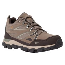 Damskie Buty Do Chodzenia Holcombe III Low. Białe obuwie trekkingowe damskie Regatta, bez zapięcia. Za 338.99 zł.