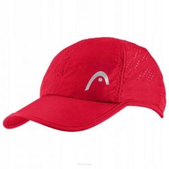 Czapka tenisowa Head Pro Player Cap czerwona. Czerwone czapki damskie Head, bez wzorów. Za 99.00 zł.