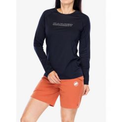 Bluza damska Mammut Selun FL Longsleeve Logo. Niebieskie bluzy damskie Mammut, xl, bez wzorów, bez kaptura. Za 323.65 zł.