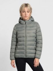Damska lekka kurtka puchowa Hummel. Szare kurtki damskie Hummel, xl, bez wzorów, z materiału, z kapturem. Za 344.00 zł.