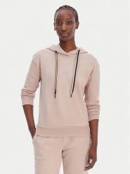 BOSS Bluza CP Stripe 50524760 Beżowy Regular Fit. Brązowe bluzy damskie Boss, xl, bez wzorów, z bawełny, bez kaptura. Za 379.99 zł.