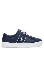 Polo Ralph Lauren Sneakersy RL03874410 Granatowy. Niebieskie buty sportowe chłopięce Polo Ralph Lauren, ze skóry, bez zapięcia. Za 389.99 zł.