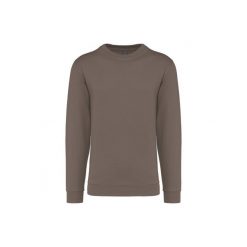 Bluza z okrągłym dekoltem Kariban. Brązowe bluzy damskie KARIBAN, xl, bez wzorów, z bawełny, bez kaptura. Za 128.50 zł.