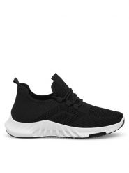 Jenny Fairy Sneakersy WFA270923-4 Czarny. Czarne obuwie sportowe damskie Jenny Fairy, z materiału, bez zapięcia. Za 79.99 zł.