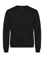 Clique Basic Roundneck Bluza unisex wytrzymały materiał – black. Czarne bluzy damskie CLIQUE, m, bez wzorów, z bawełny, bez kaptura. Za 157.03 zł.