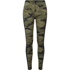 Damskie Legginsy W Prążki Camo. Brązowe legginsy damskie Urban Classics, l, bez wzorów. Za 104.99 zł.