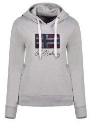 Geographical Norway Bluza "Goisette" w kolorze szarym rozmiar: XXL. Szare bluzy damskie Geographical Norway, xxl, bez wzorów, z kapturem. Za 107.97 zł.