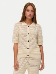 Vero Moda Kardigan Hayley 10340130 Beżowy Regular Fit. Brązowe kardigany damskie Vero Moda, xl, bez wzorów, z bawełny. Za 159.99 zł.