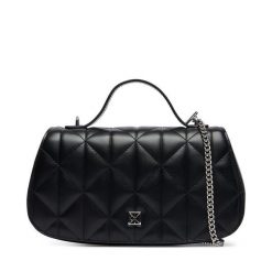 Torebka Calvin Klein. Czarne torebki wieczorowe damskie Calvin Klein, bez wzorów, bez dodatków. Za 649.99 zł.