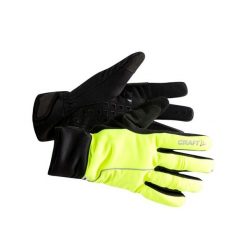 Rękawice Craft siberian 2.0. Żółte rękawiczki damskie Craft, bez wzorów. Za 274.50 zł.