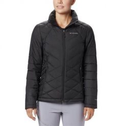 Kurtka uniwersalna damska Columbia Heavenly. Czarne kurtki sportowe damskie Columbia, uniwersalny, bez wzorów, z syntetyku, bez kaptura. W wyprzedaży za 469.00 zł.