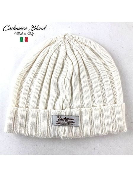 MILANO AMOUR Czapka w kolorze kremowym z dodatkiem kaszmiru rozmiar: onesize. Brązowe czapki damskie MILANO AMOUR, z aplikacjami, z kaszmiru. Za 161.34 zł.