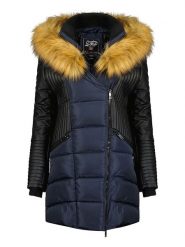 Canadian Peak Parka "Ausmoseak" w kolorze granatowym rozmiar: XXL. Niebieskie parki damskie Canadian Peak, xxl, bez kaptura. Za 211.81 zł.