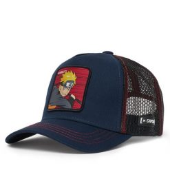 Czapka z daszkiem Capslab. Niebieskie czapki z daszkiem damskie CapsLab, bez wzorów. Za 149.99 zł.