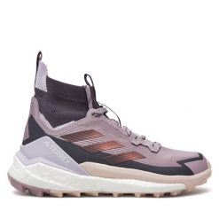 Trekkingi adidas. Fioletowe obuwie trekkingowe damskie Adidas, bez zapięcia. Za 949.99 zł.