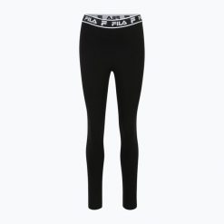 Legginsy damskie FILA Luzzi. Czarne legginsy damskie Fila, bez wzorów. Za 129.99 zł.