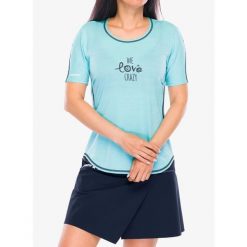 Koszulka szybkoschnąca damska Crazy Shirt Exit. Zielone koszulki damskie Crazy, bez wzorów, bez kołnierzyka, bez ramiączek. Za 224.99 zł.
