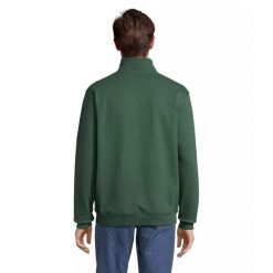 Bluza 1/4 z zamkiem na stójce Sol's Conrad. Niebieskie bluzy damskie SOL'S, l, bez wzorów, z bawełny, bez kaptura. Za 122.90 zł.