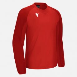 Bluza wiatrówka z okrągłym dekoltem Macron Denali. Czerwone bluzy damskie Macron, l, bez wzorów, z poliesteru, bez kaptura. Za 149.50 zł.