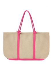 BLE Shopper bag w kolorze beżowym - 50 x 33 x 10 cm rozmiar: onesize. Brązowe shopper bag BLE, bez wzorów, z materiału, na ramię, bez dodatków. Za 47.45 zł.